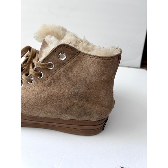 Converse Tri Panel x Chuck 70 Hi ‘Khaki Shearling 7.5 - Picture 5 of 7